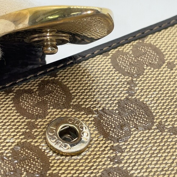 Auth Gucci Gg Crystal Canvas X Leather #198546G61 - Picture 13 of 16